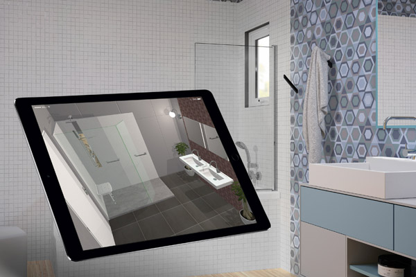 3D Visualisatie Inloopdouche