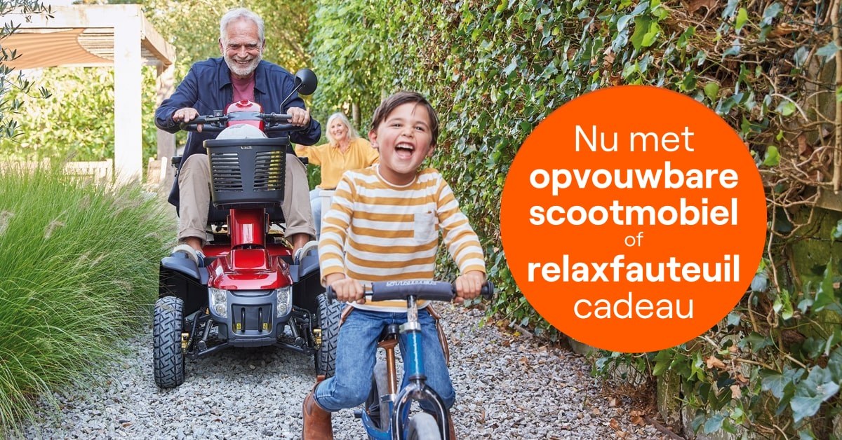 Scootmobiel Actie Banner Zonnige Zomer Deal